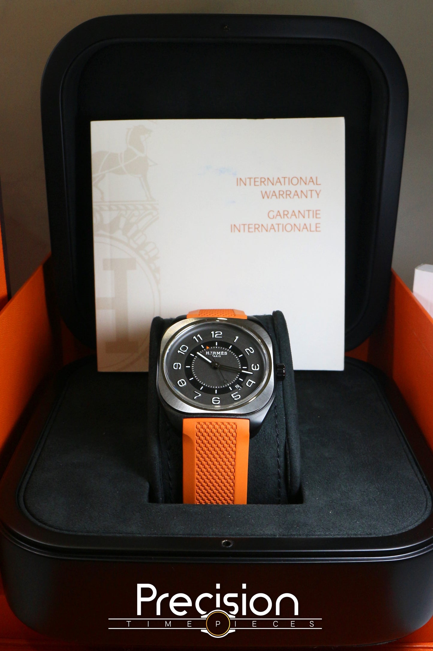 Hermès H08 Black DLC Titanium 39mm Full Set