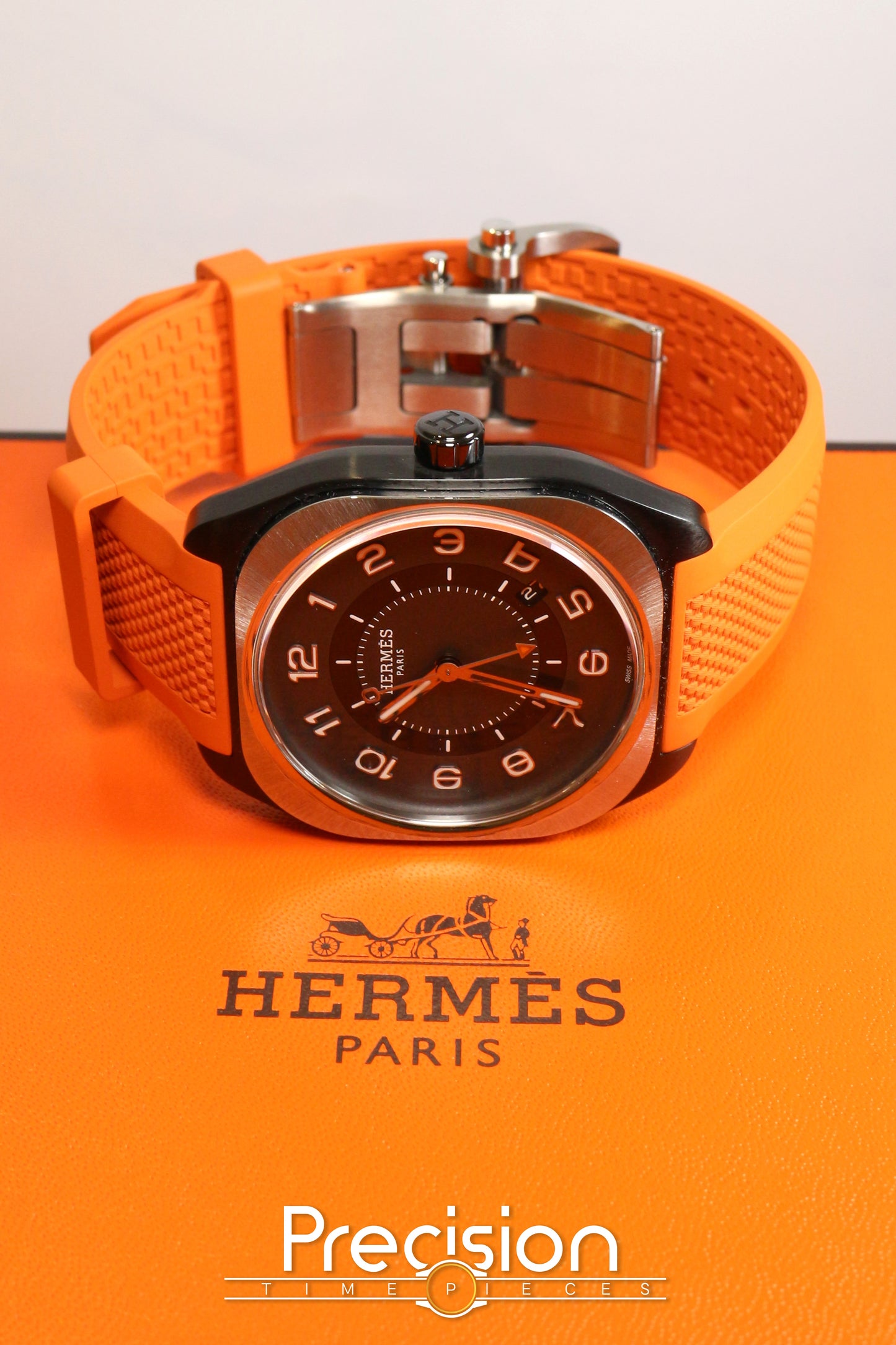 Hermès H08 Black DLC Titanium 39mm Full Set