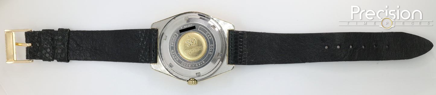 Grand Seiko Hi-Beat 36000 Gold-Cap Ref: 6145-8000 36mm