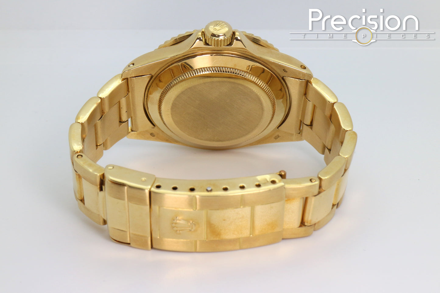 Rolex Submariner Ref: 16808 Blue Sub 18K Yellow Gold 40mm