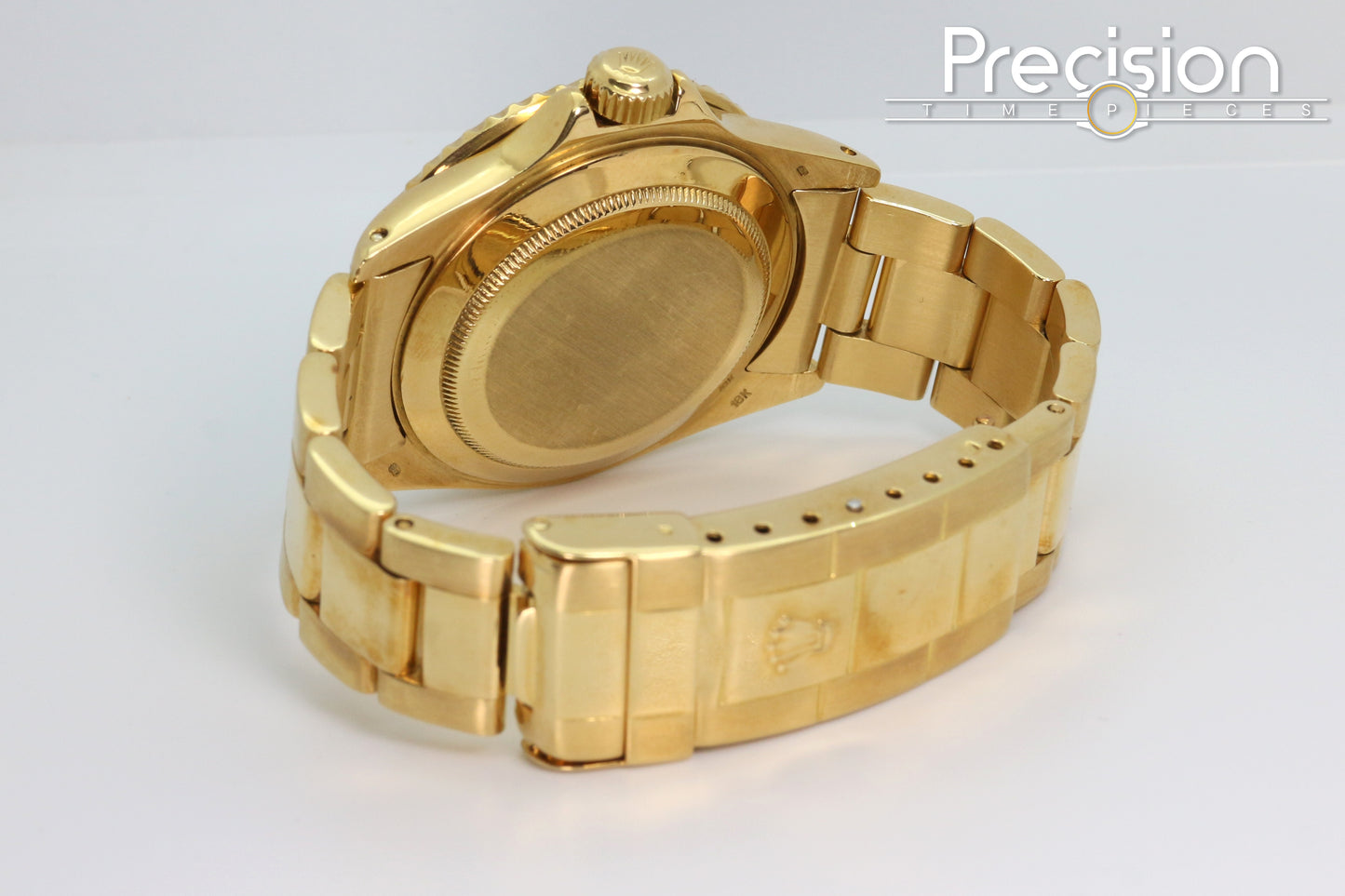 Rolex Submariner Ref: 16808 Blue Sub 18K Yellow Gold 40mm