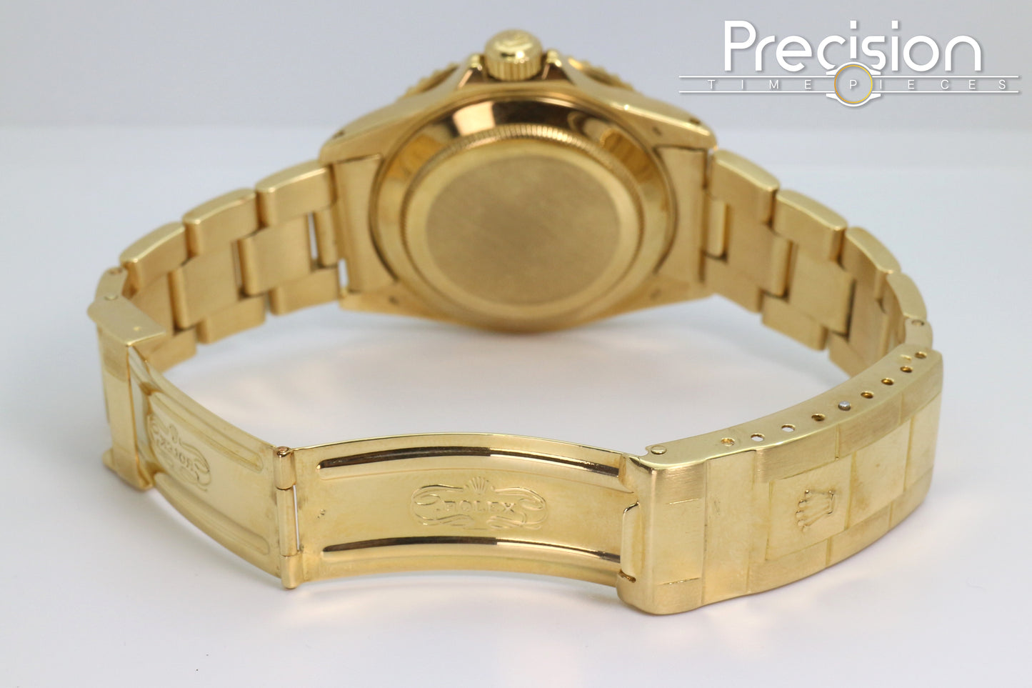 Rolex Submariner Ref: 16808 Blue Sub 18K Yellow Gold 40mm