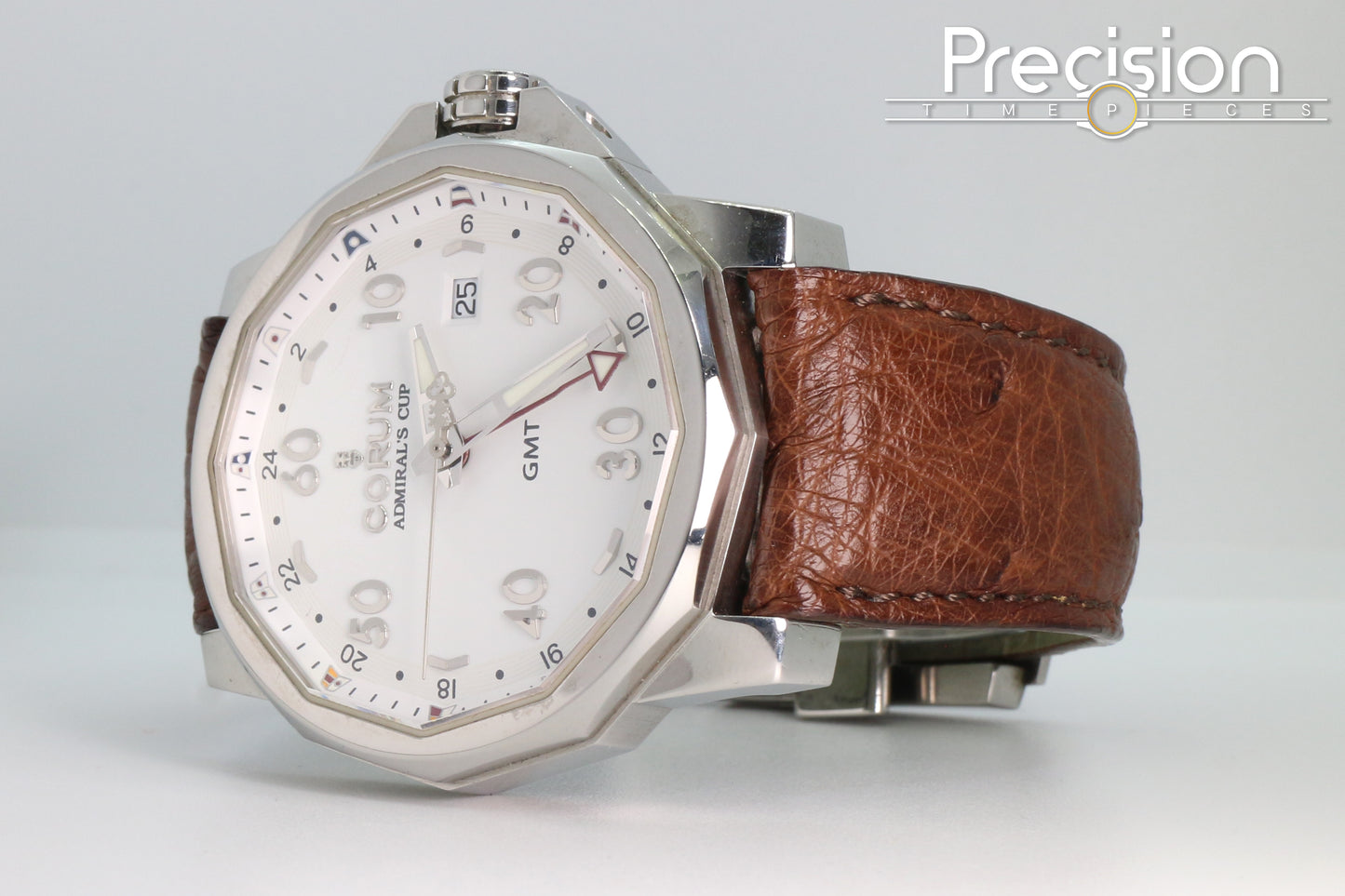 Corum Admiral's Cup GMT 44 White Dial Full Set