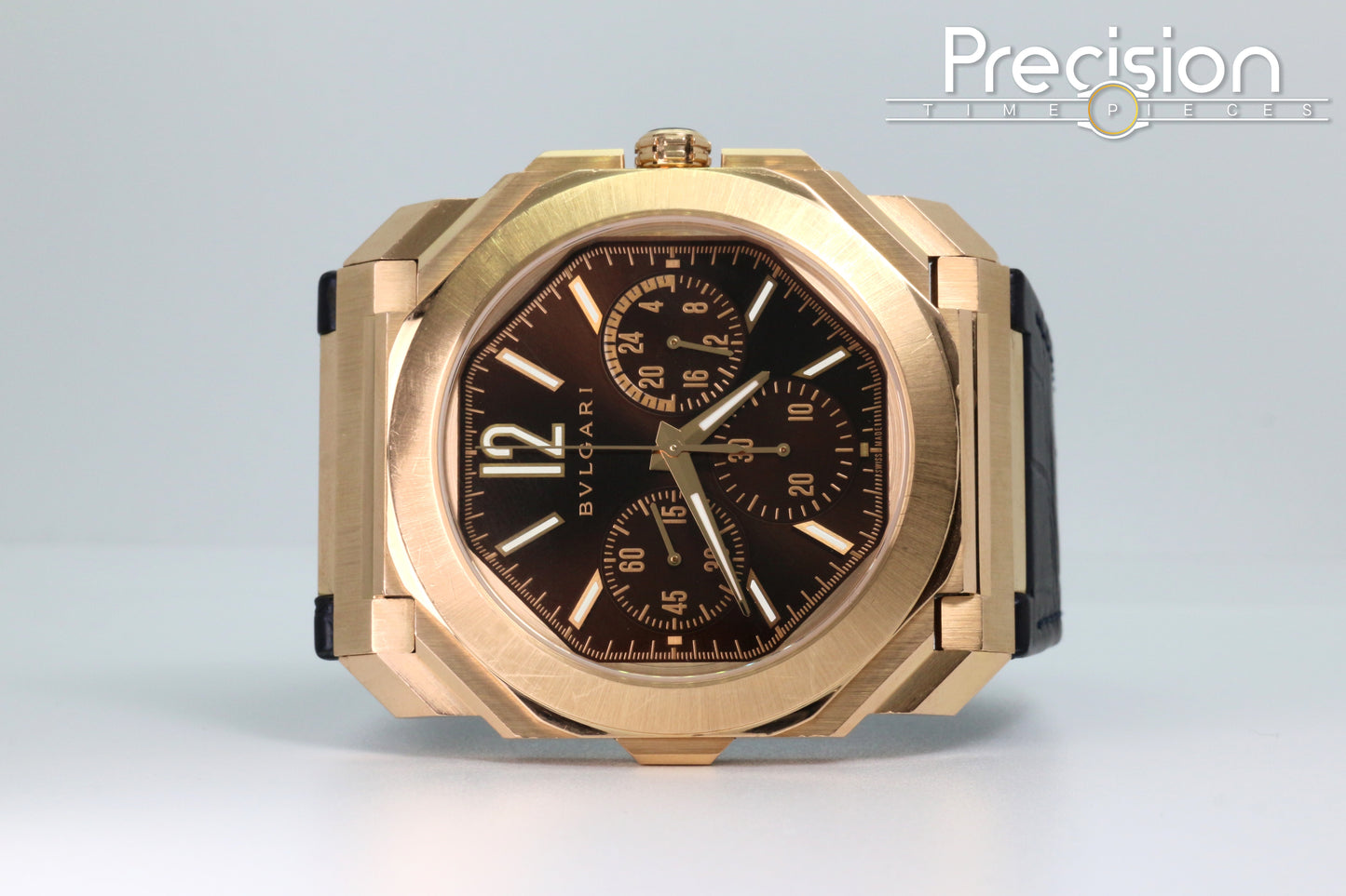 Bvlgari Octo Finissimo Chronograph GMT Ref: 103468 18K Rose Gold