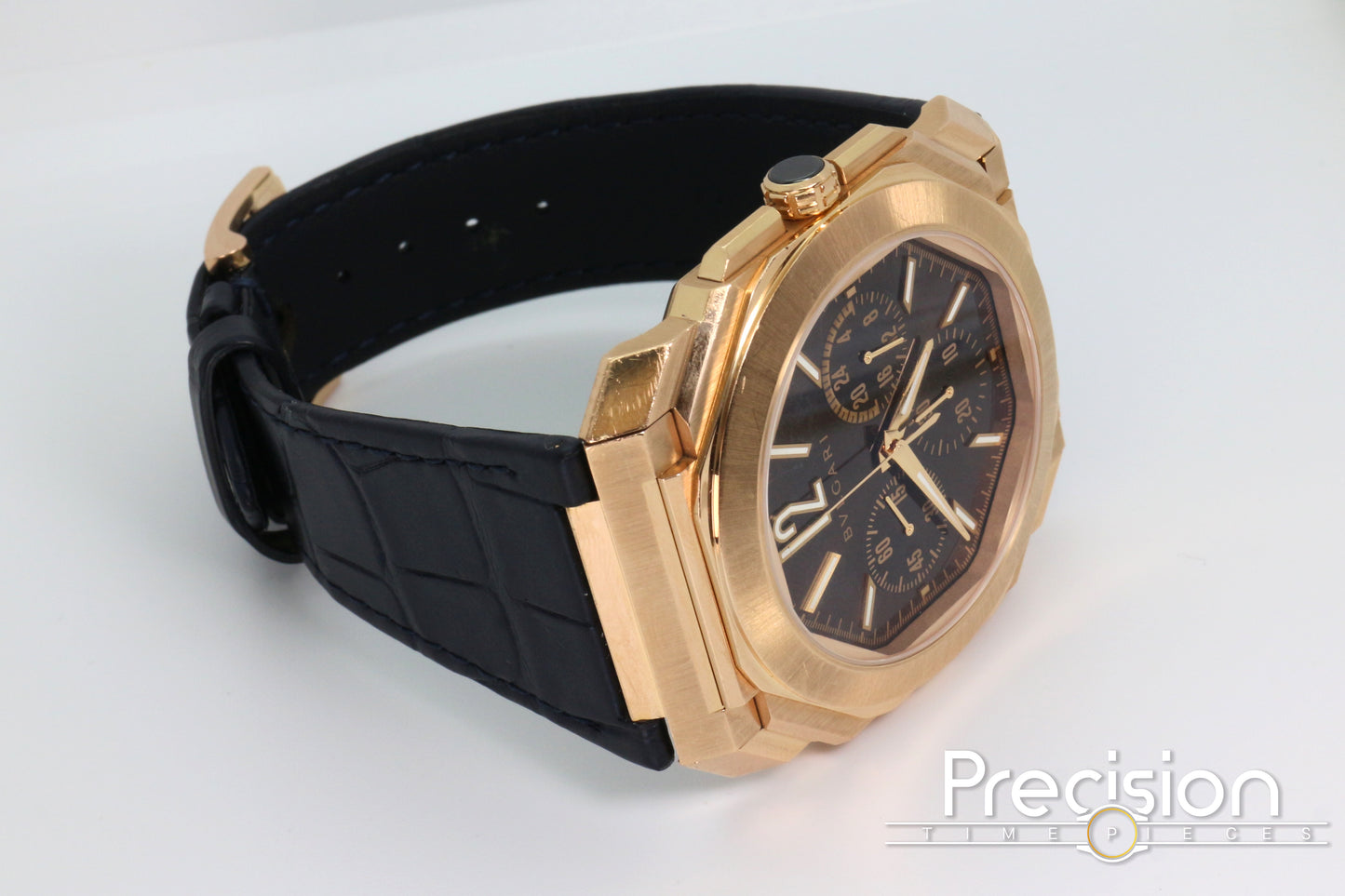 Bvlgari Octo Finissimo Chronograph GMT Ref: 103468 18K Rose Gold