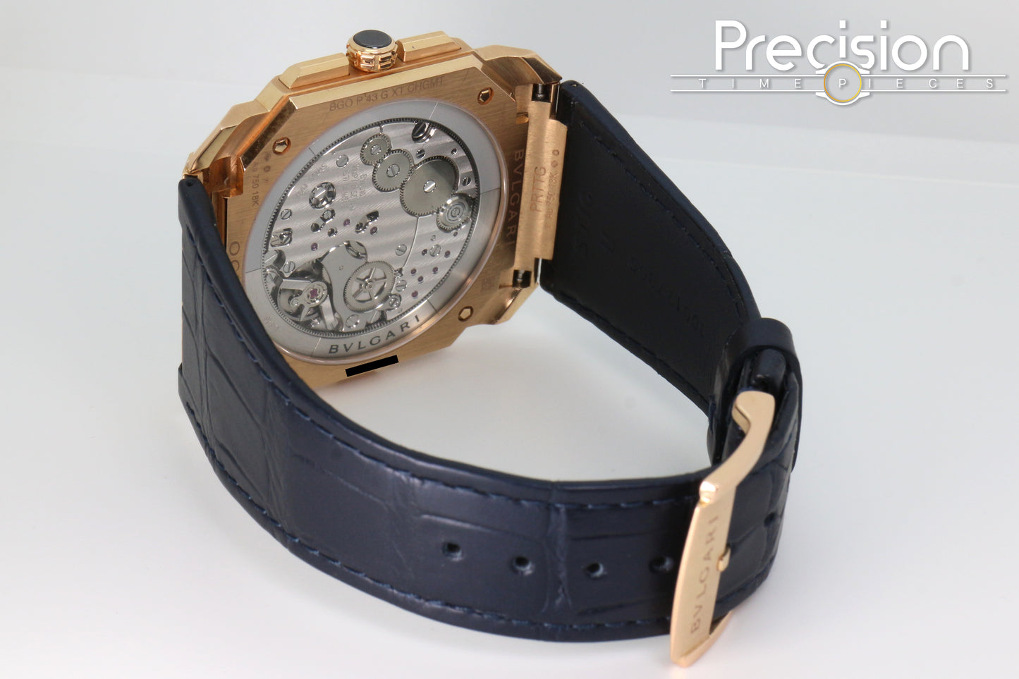 Bvlgari Octo Finissimo Chronograph GMT Ref: 103468 18K Rose Gold