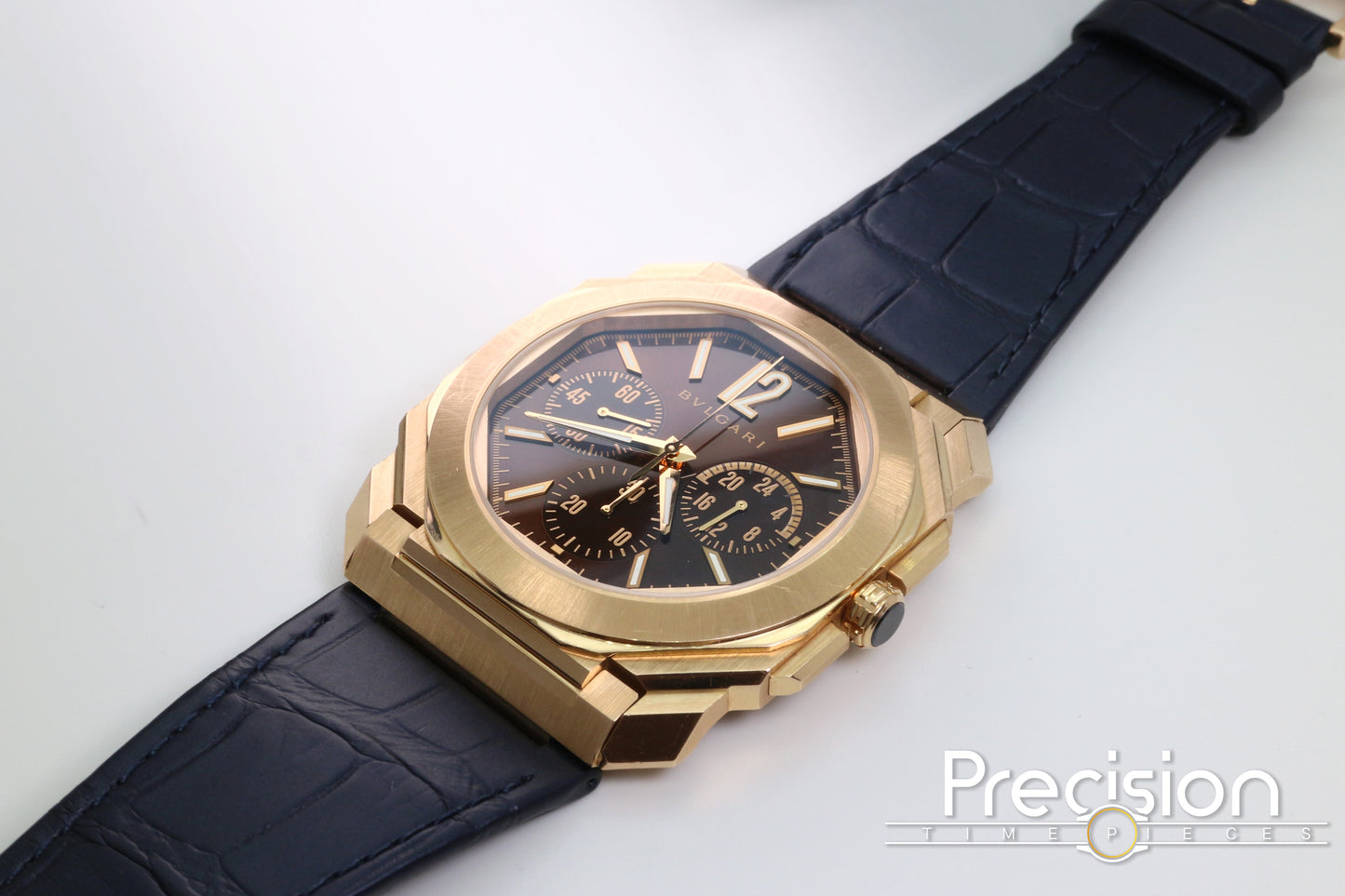 Bvlgari Octo Finissimo Chronograph GMT Ref: 103468 18K Rose Gold