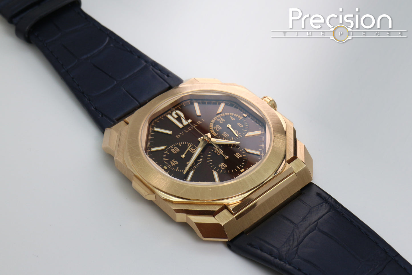 Bvlgari Octo Finissimo Chronograph GMT Ref: 103468 18K Rose Gold