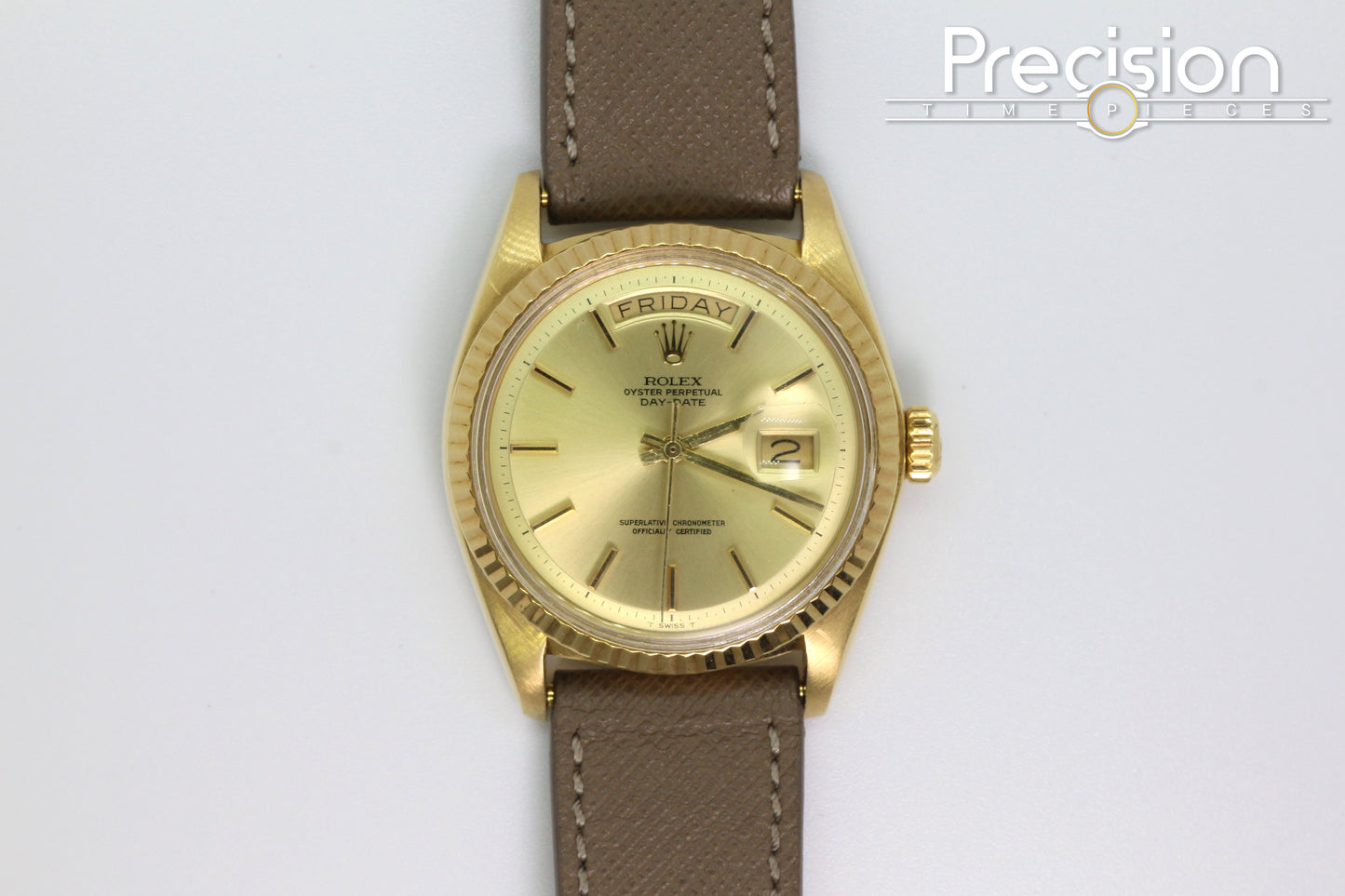 Rolex Day-Date Ref: 1803 Champagne Dial 36mm 18K Yellow Gold