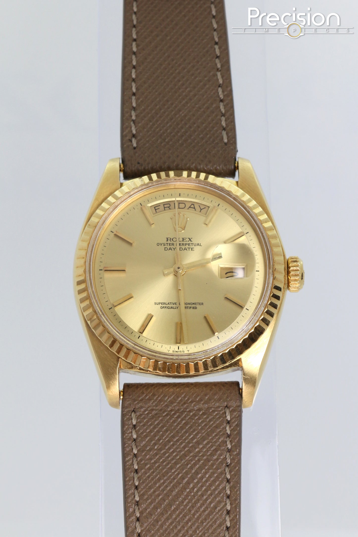 Rolex Day-Date Ref: 1803 Champagne Dial 36mm 18K Yellow Gold