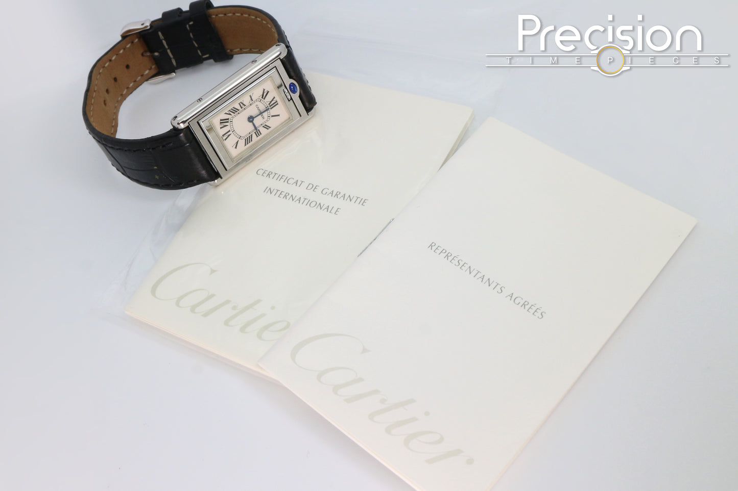Cartier Tank Basculante Ref: 2405 Quartz 25mm Full Set