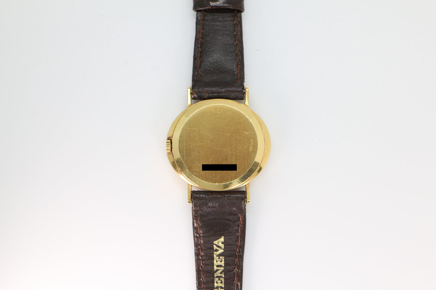 Rolex Cellini Ref: 4081 Red Vignette Dial ŵ Papers Manual Wind 18K Yellow Gold
