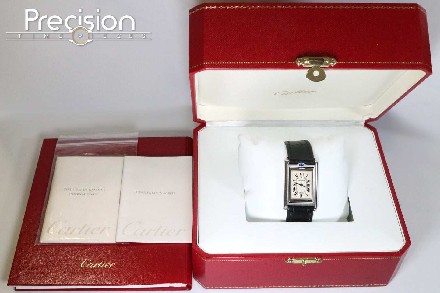 Cartier Tank Basculante Ref: 2405 Quartz 25mm Full Set