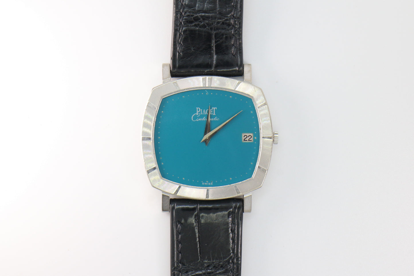 Piaget Rare “Tiff & Co.”-Coloured (“Stella”) Lacquered Dial 18K White Gold