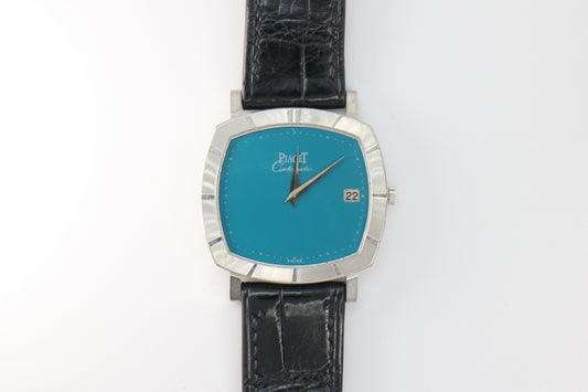 Piaget Rare “Tiff & Co.”-Coloured (“Stella”) Lacquered Dial 18K White Gold