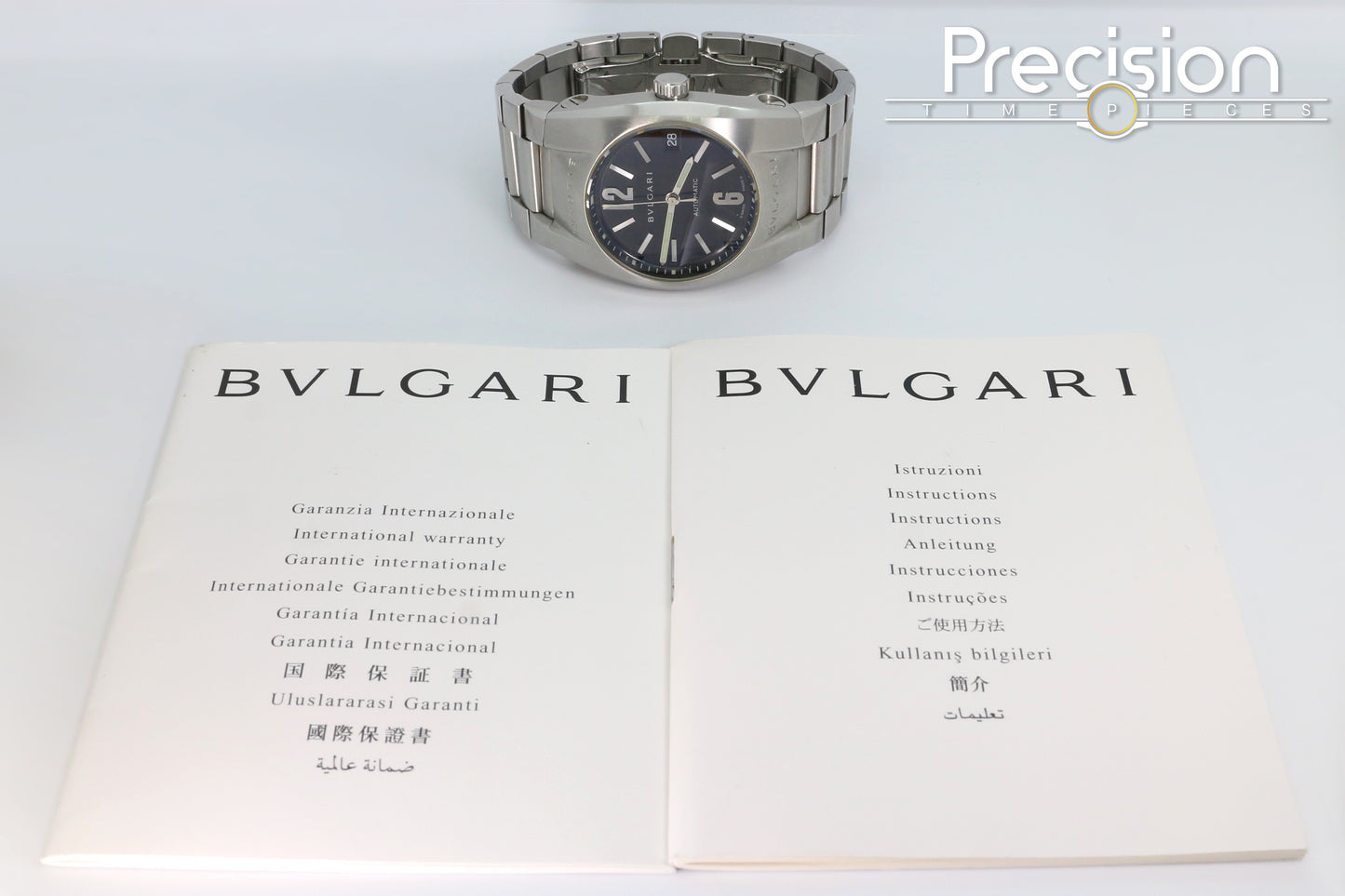 Bvlgari Ergon Ref: EG355 35mm Automatic Full Set