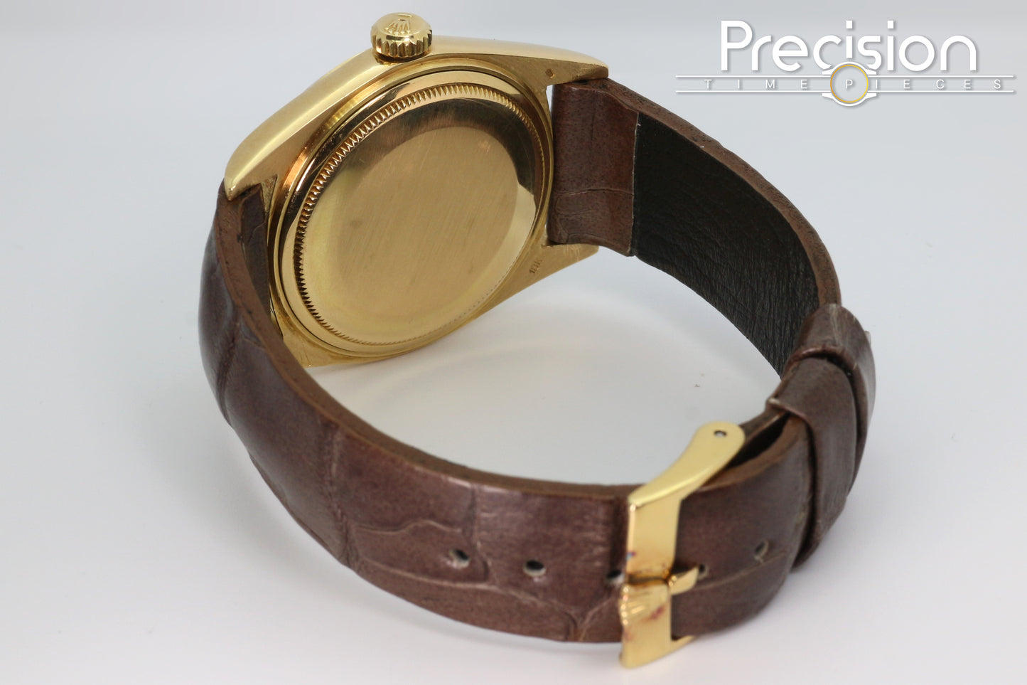 Rolex Ref: 1611 🔥Rare🔥Reference 18K Yellow Gold ŵ Rolex Diamond Hour-Markers