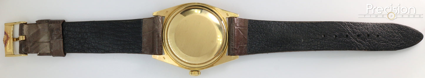 Rolex Ref: 1611 🔥Rare🔥Reference 18K Yellow Gold ŵ Rolex Diamond Hour-Markers