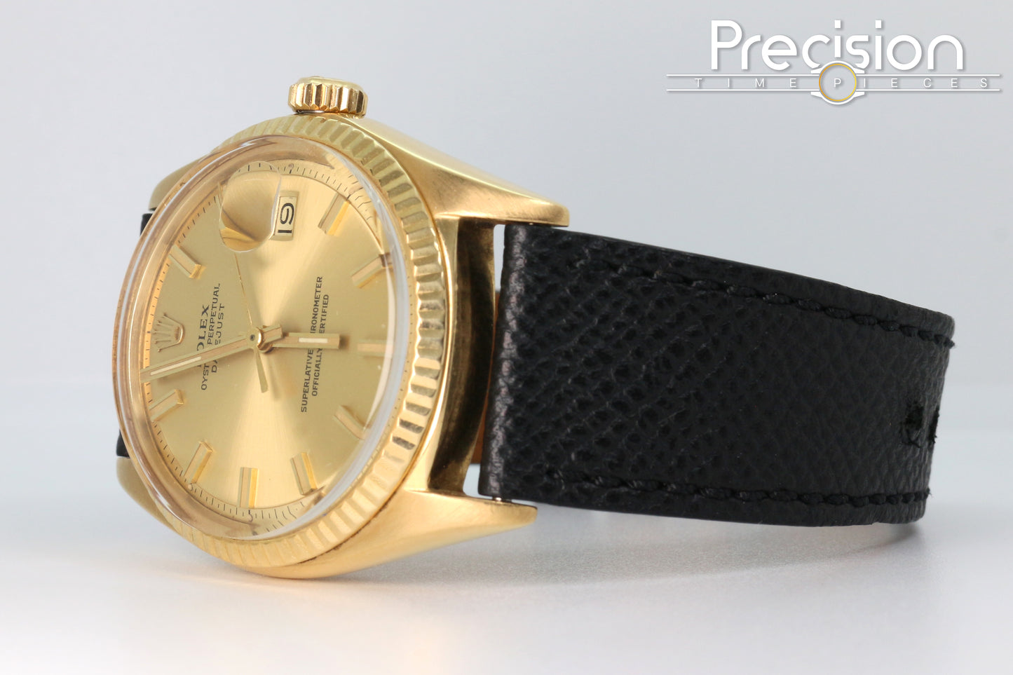 Rolex Datejust “Wide Boy” Ref: 1601 18K Yellow Gold 36mm