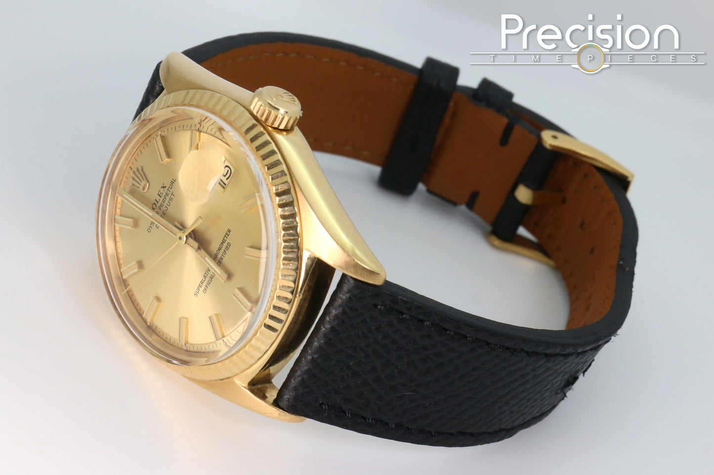 Rolex Datejust “Wide Boy” Ref: 1601 18K Yellow Gold 36mm