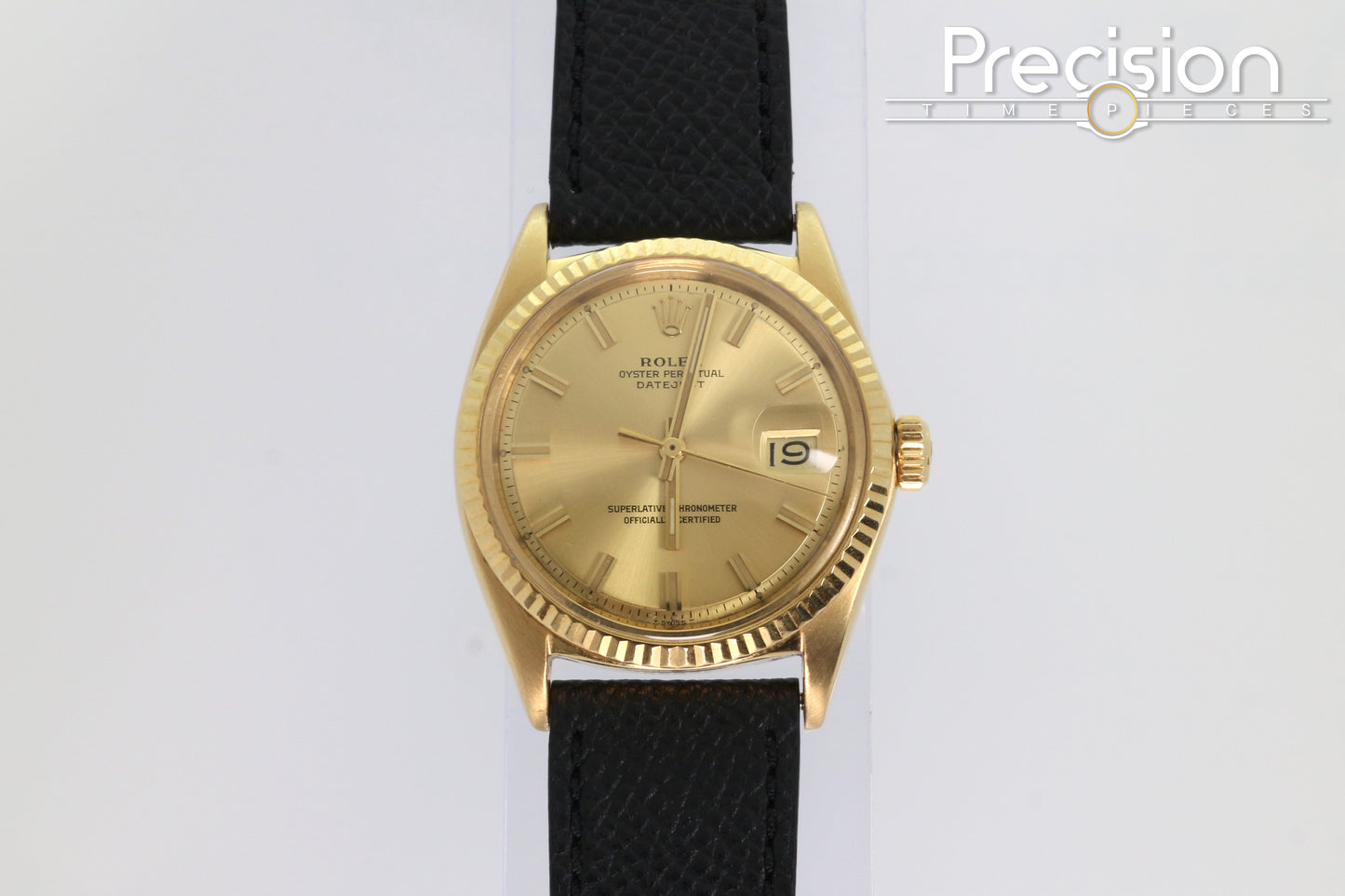 Rolex Datejust “Wide Boy” Ref: 1601 18K Yellow Gold 36mm