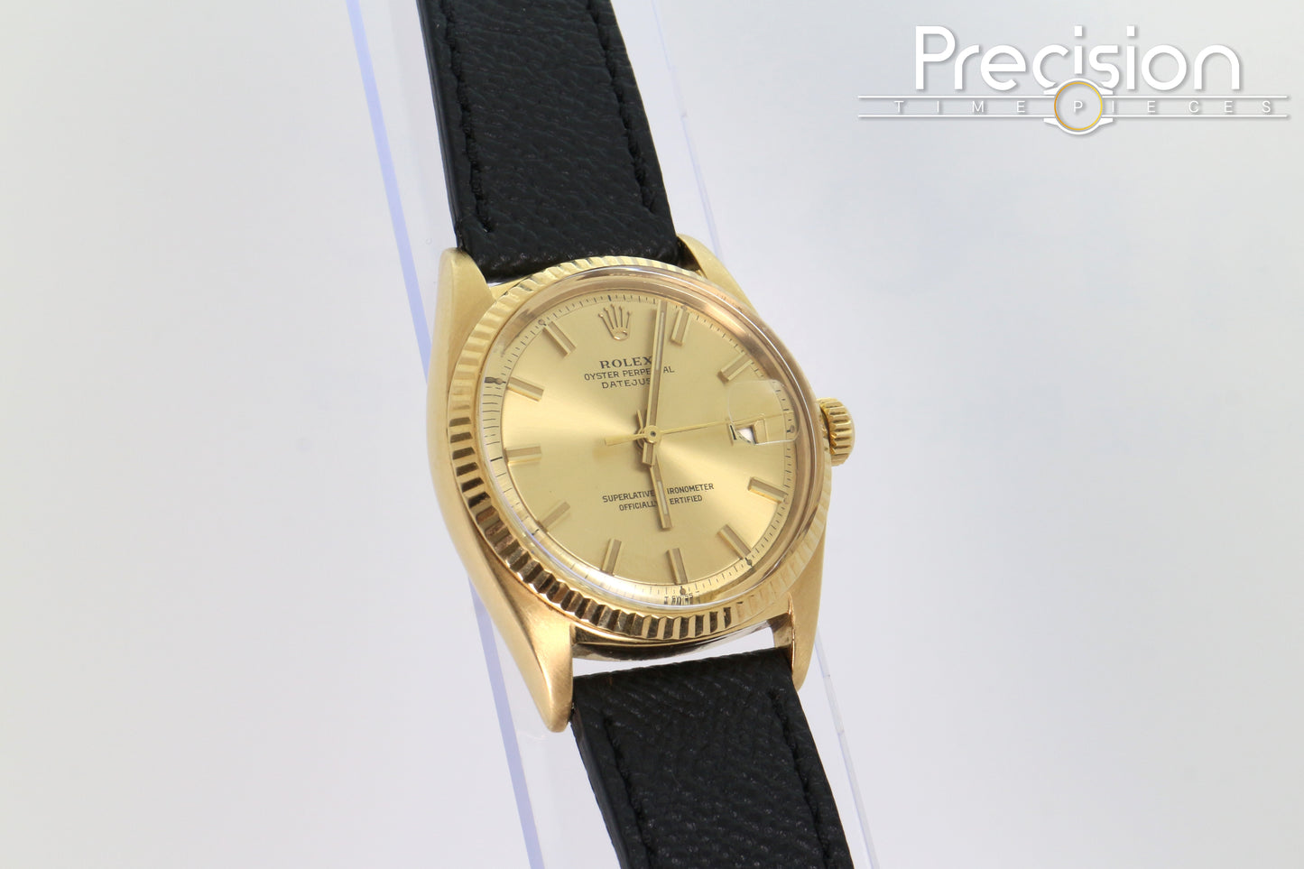 Rolex Datejust “Wide Boy” Ref: 1601 18K Yellow Gold 36mm