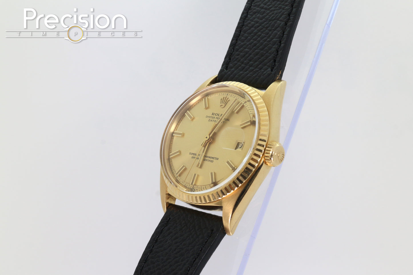 Rolex Datejust “Wide Boy” Ref: 1601 18K Yellow Gold 36mm