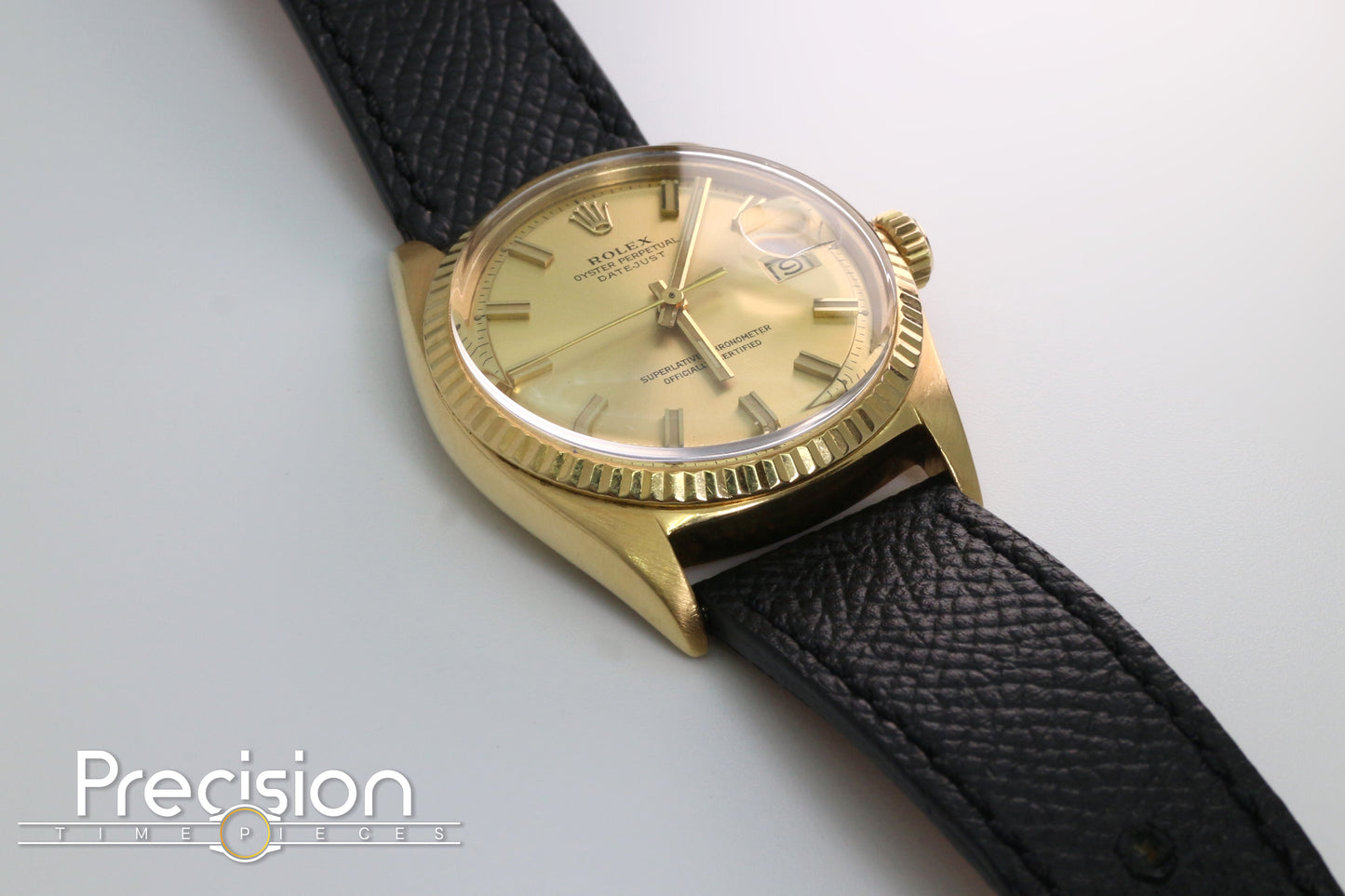 Rolex Datejust “Wide Boy” Ref: 1601 18K Yellow Gold 36mm