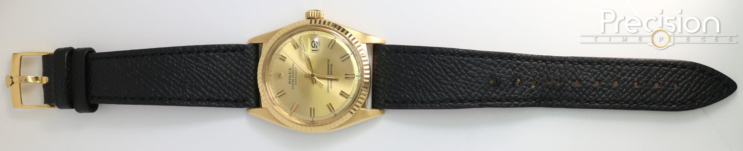 Rolex Datejust “Wide Boy” Ref: 1601 18K Yellow Gold 36mm
