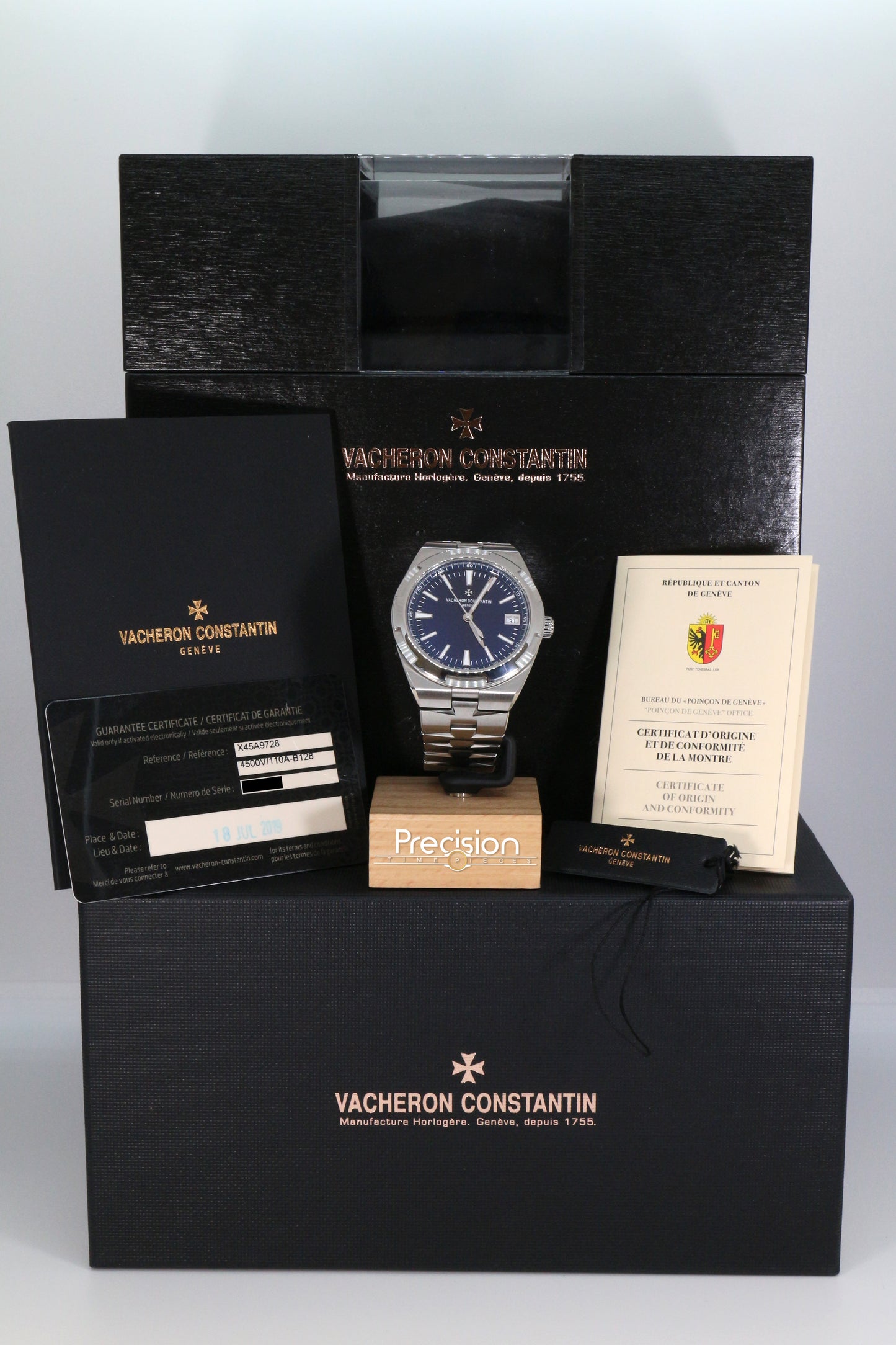 Vacheron Constantin Overseas Ref: 4500V/110A-B128 41mm Full Set