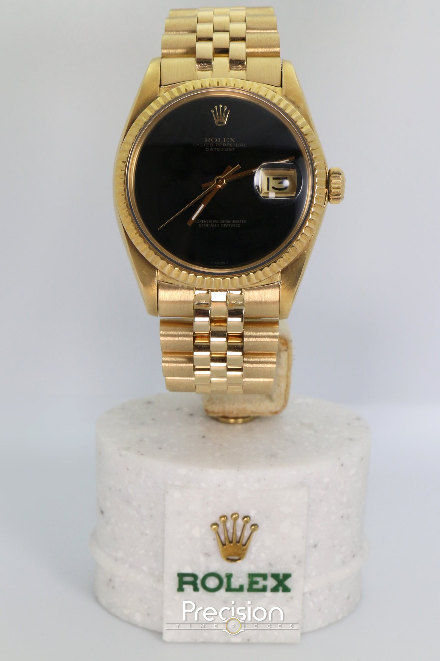 Rolex DateJust 36 🔥Extremely Rare🔥 Ref: 1601 Onyx Dial Full Set Year 1972