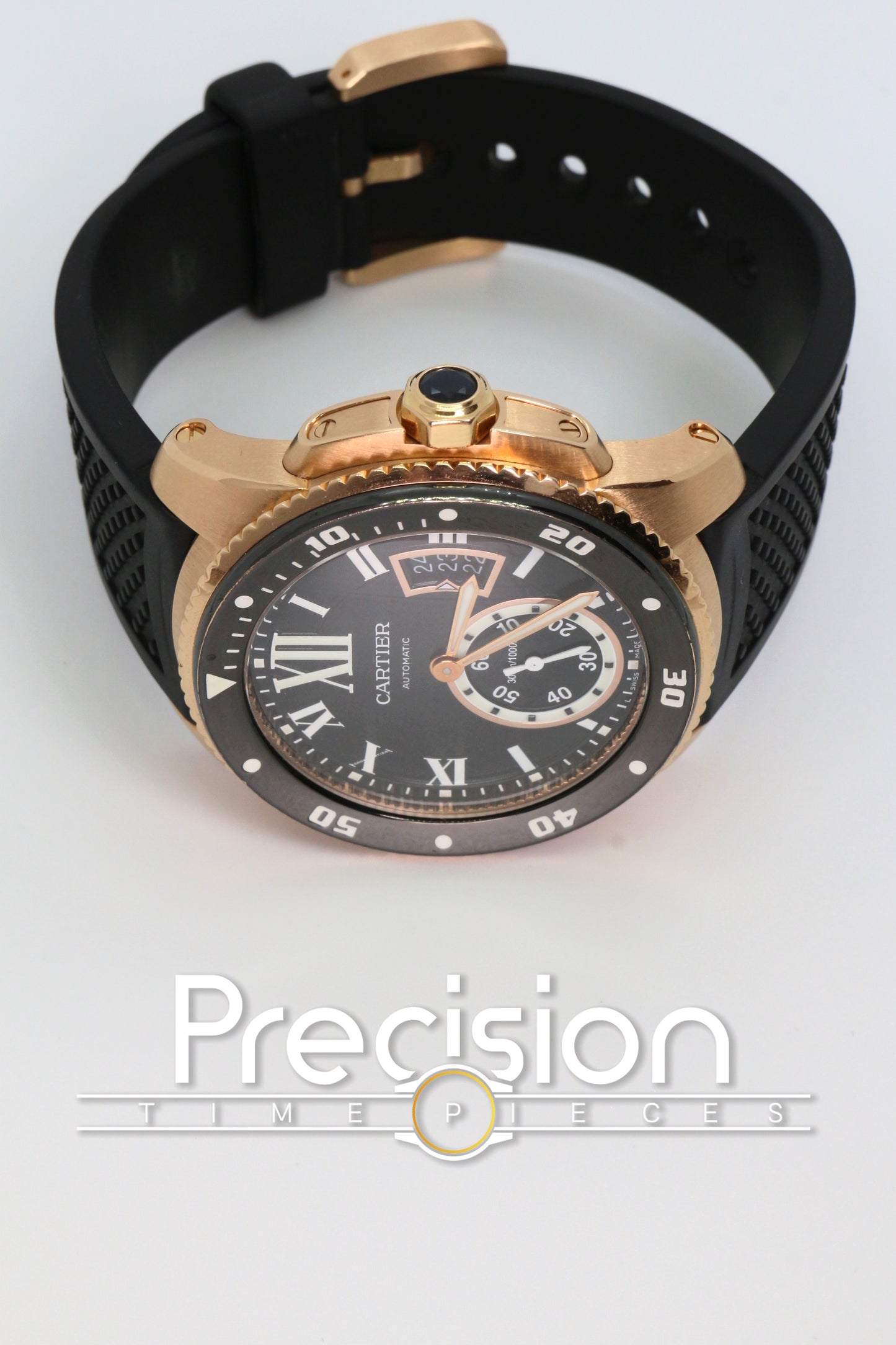 Cartier Calibre de Cartier Diver Ref: 3730 W7100052 42mm 18K Rose Gold
