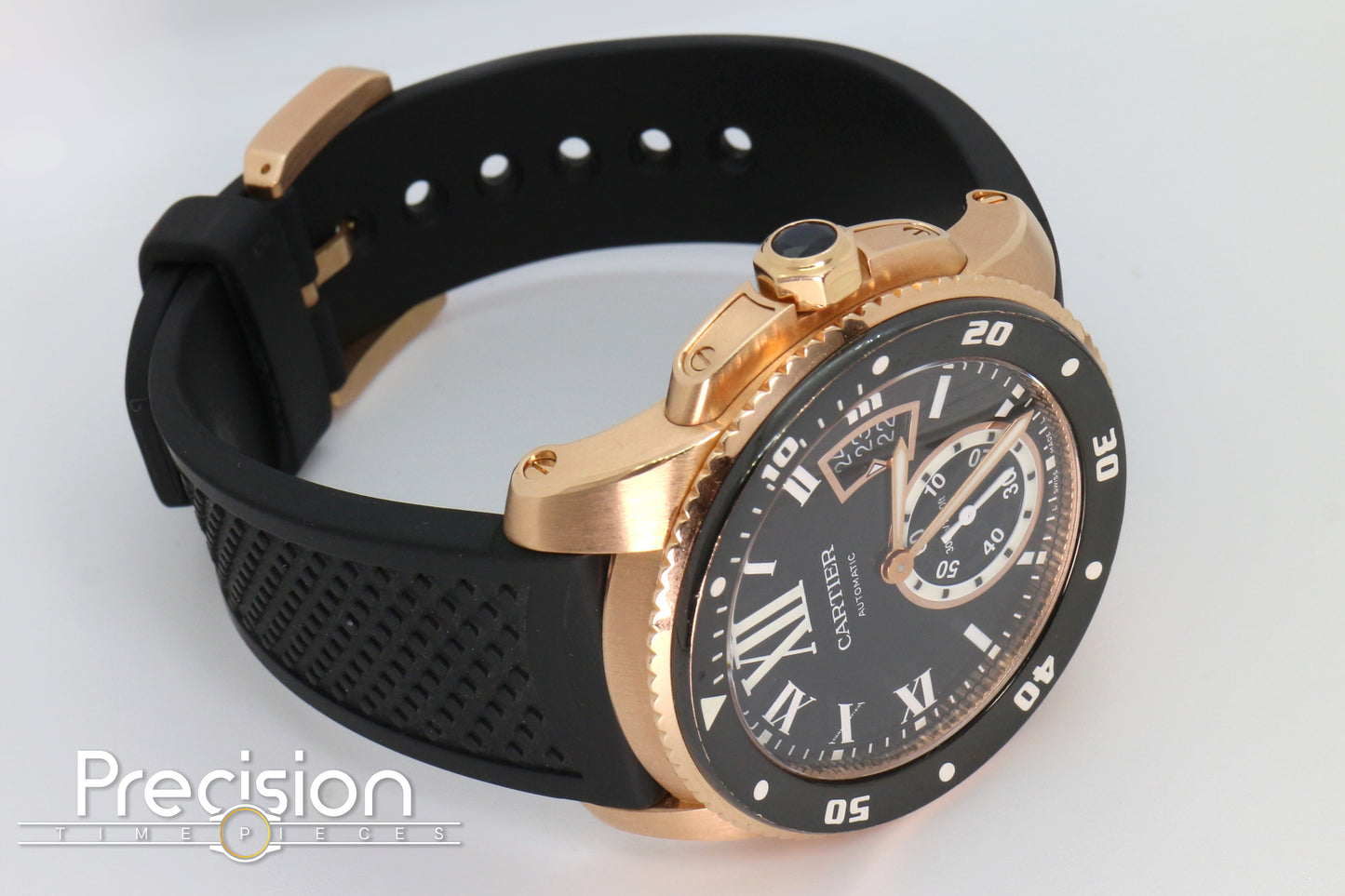 Cartier Calibre de Cartier Diver Ref: 3730 W7100052 42mm 18K Rose Gold
