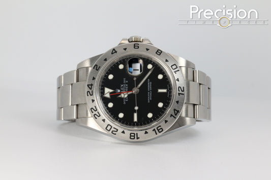 Rolex Explorer II Ref: 16520 Black Dial 40mm Automatic Full Set
