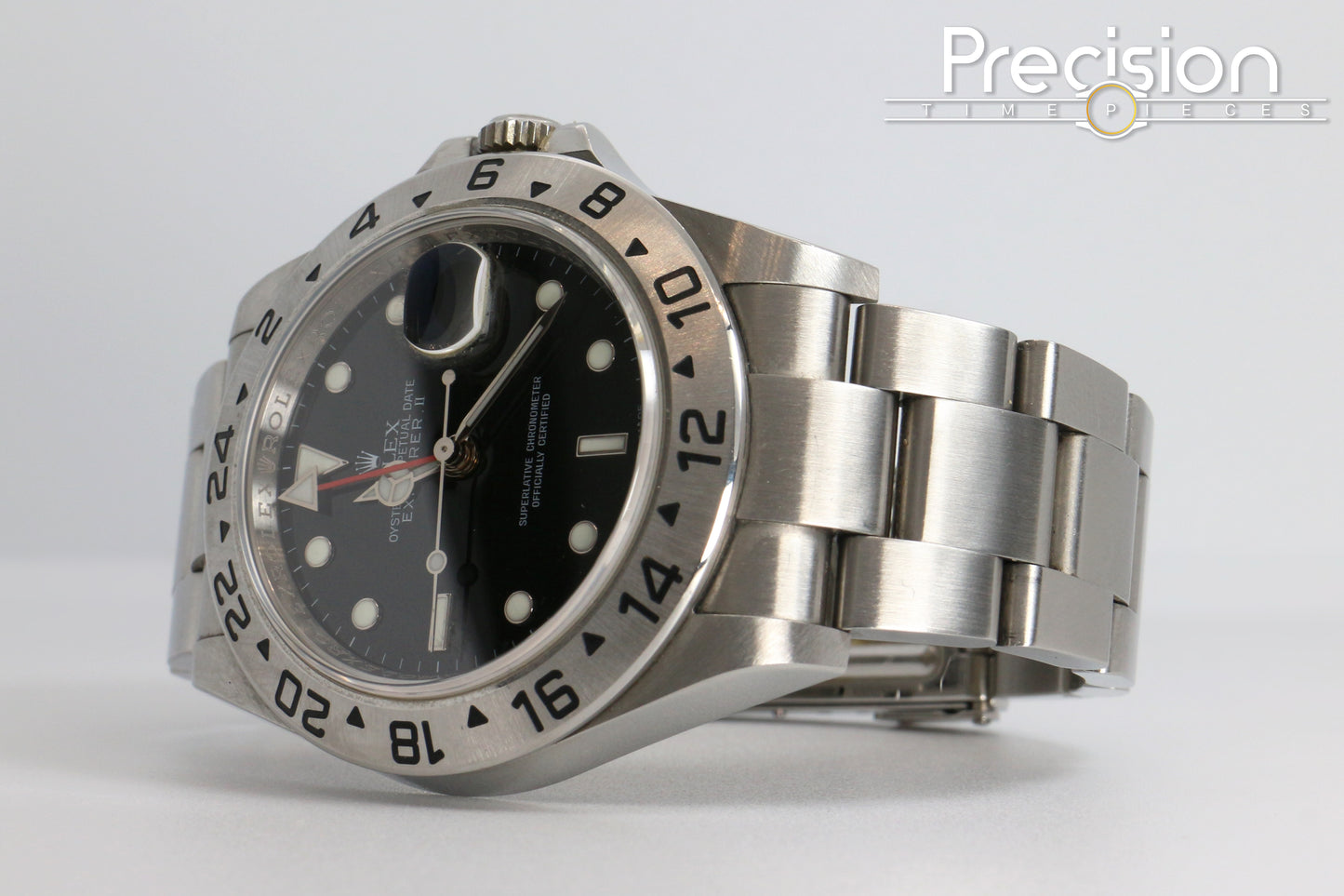 Rolex Explorer II Ref: 16520 Black Dial 40mm Automatic Full Set