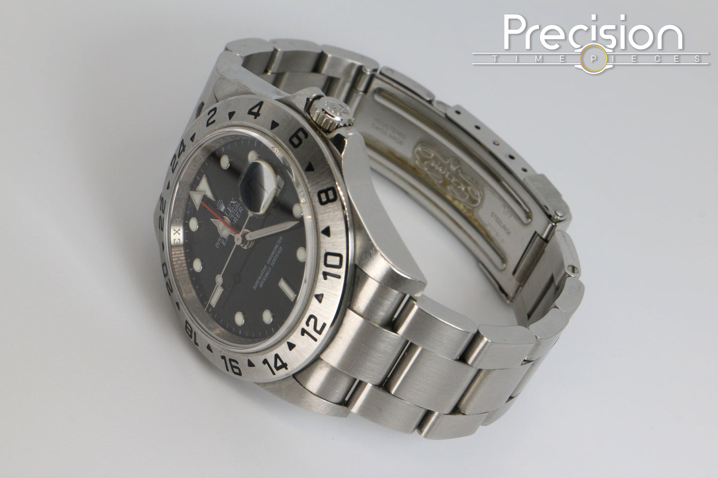 Rolex Explorer II Ref: 16520 Black Dial 40mm Automatic Full Set