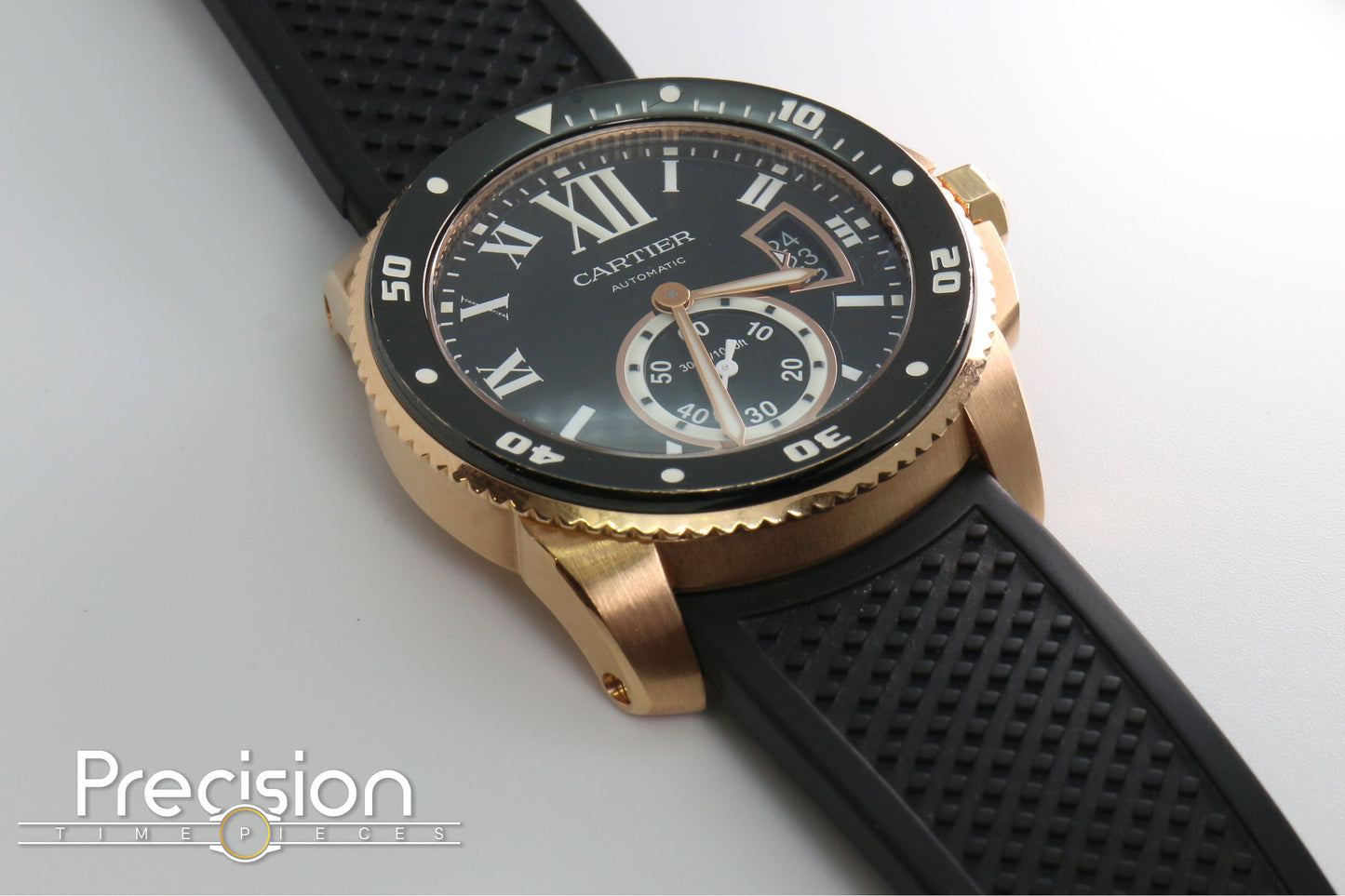 Cartier Calibre de Cartier Diver Ref: 3730 W7100052 42mm 18K Rose Gold