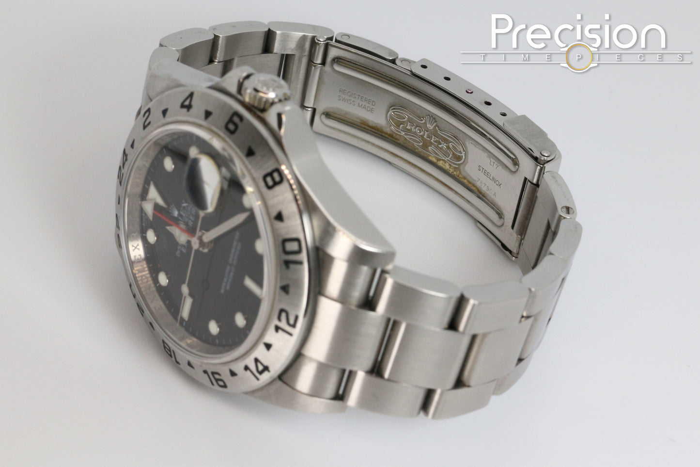 Rolex Explorer II Ref: 16520 Black Dial 40mm Automatic Full Set