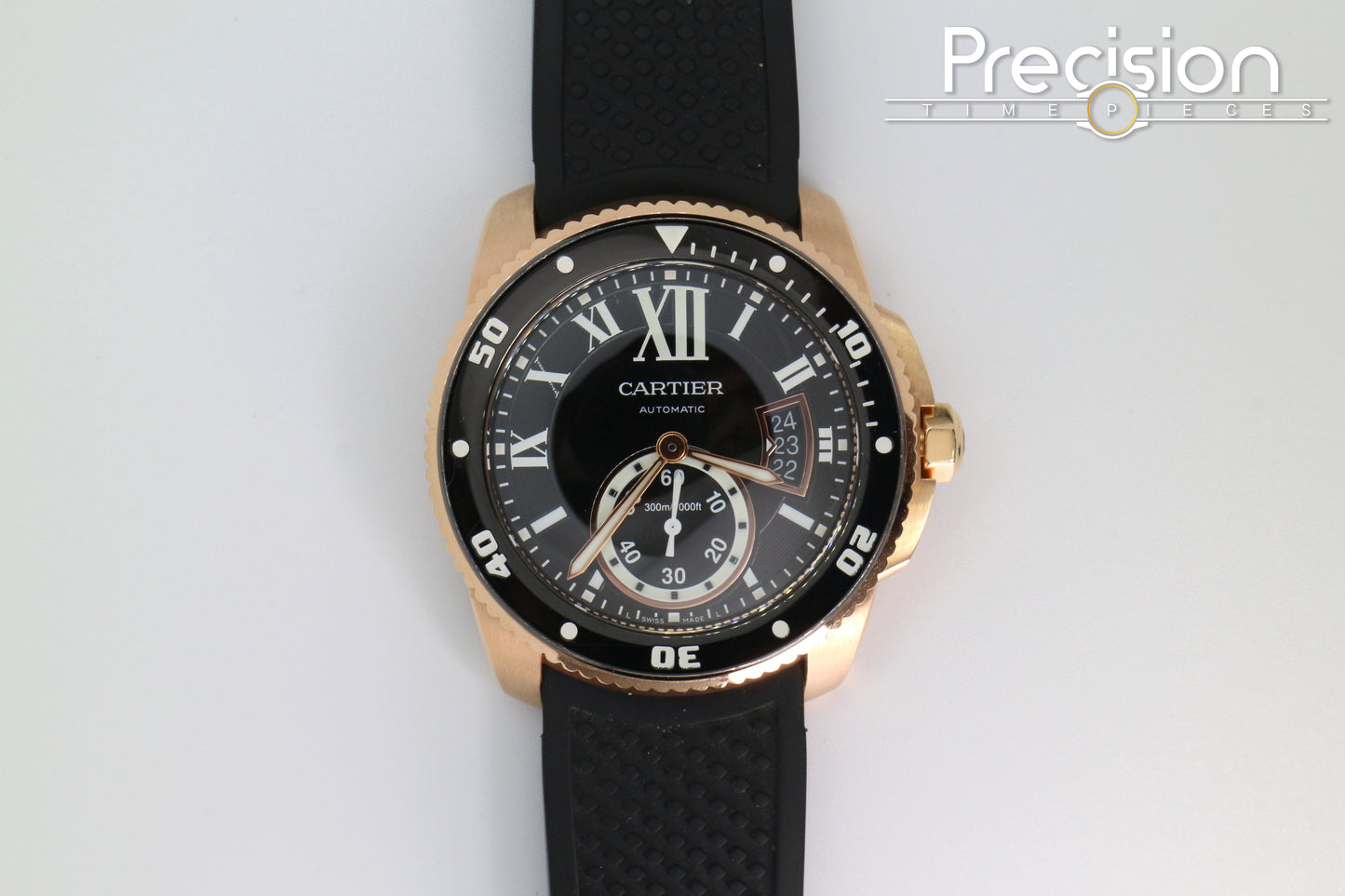 Cartier Calibre de Cartier Diver Ref: 3730 W7100052 42mm 18K Rose Gold