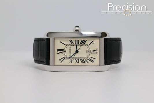 Cartier Tank Americaine Ref: 1741 26mm Automatic White gold