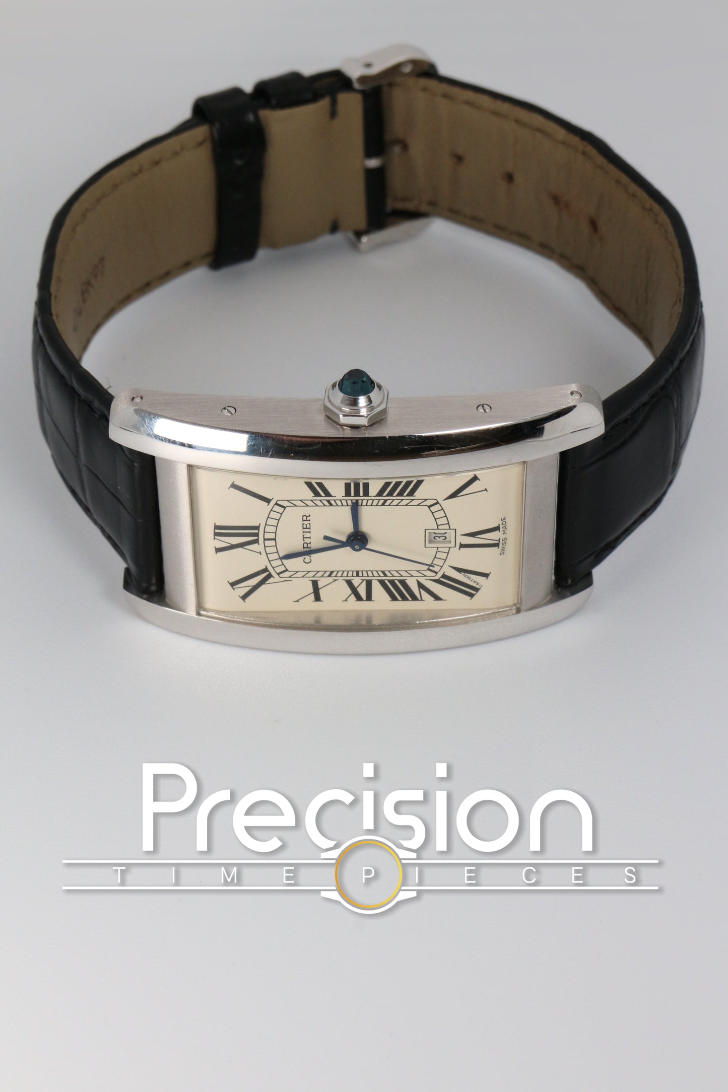 Cartier Tank Americaine Ref: 1741 26mm Automatic White gold