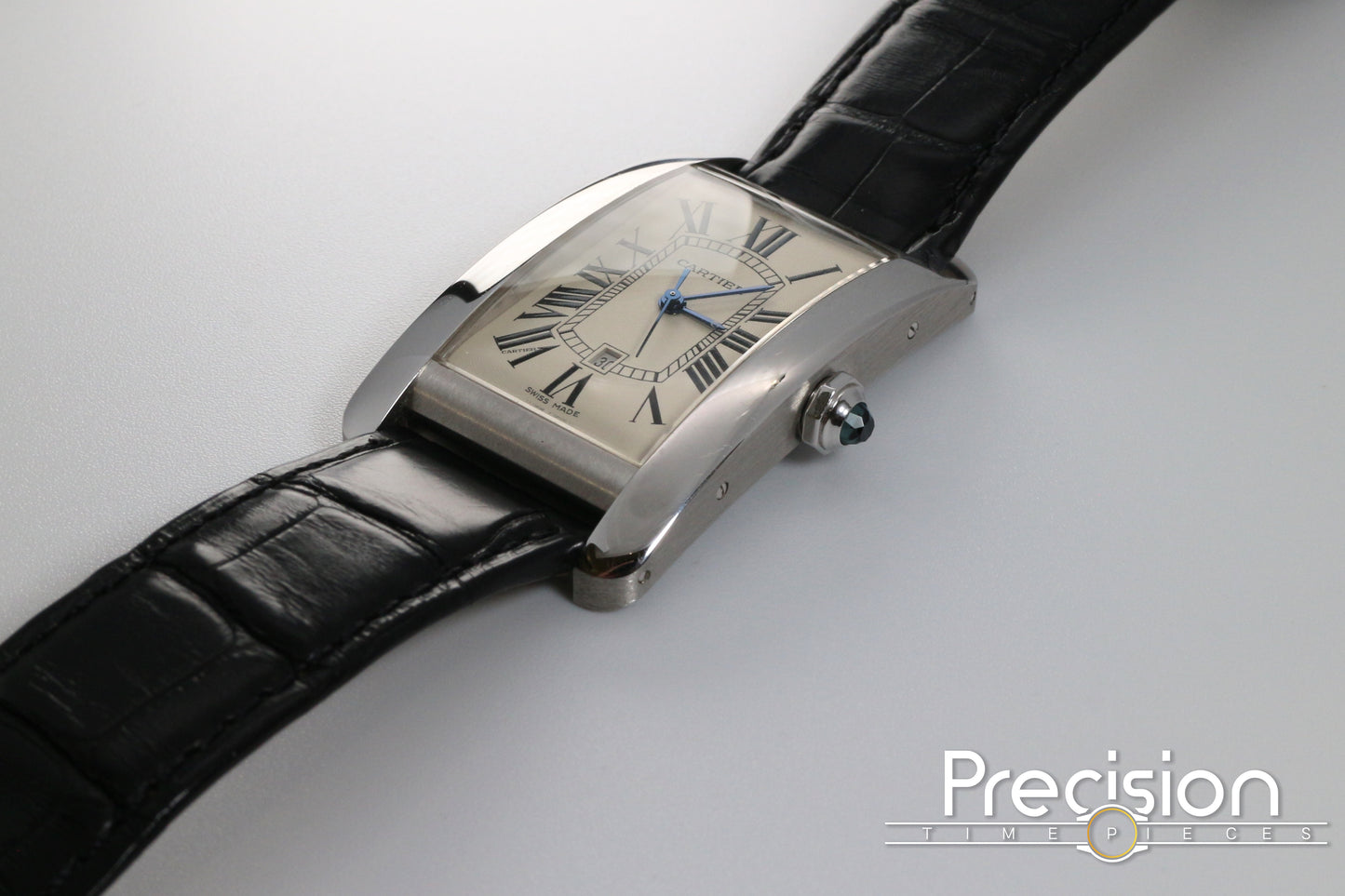Cartier Tank Americaine Ref: 1741 26mm Automatic White gold