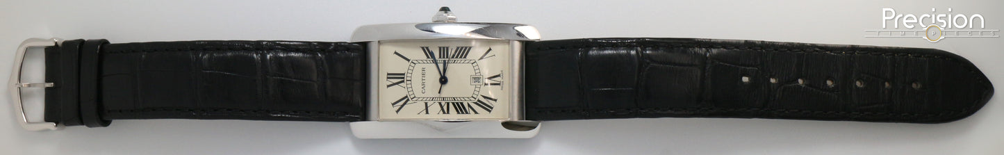 Cartier Tank Americaine Ref: 1741 26mm Automatic White gold