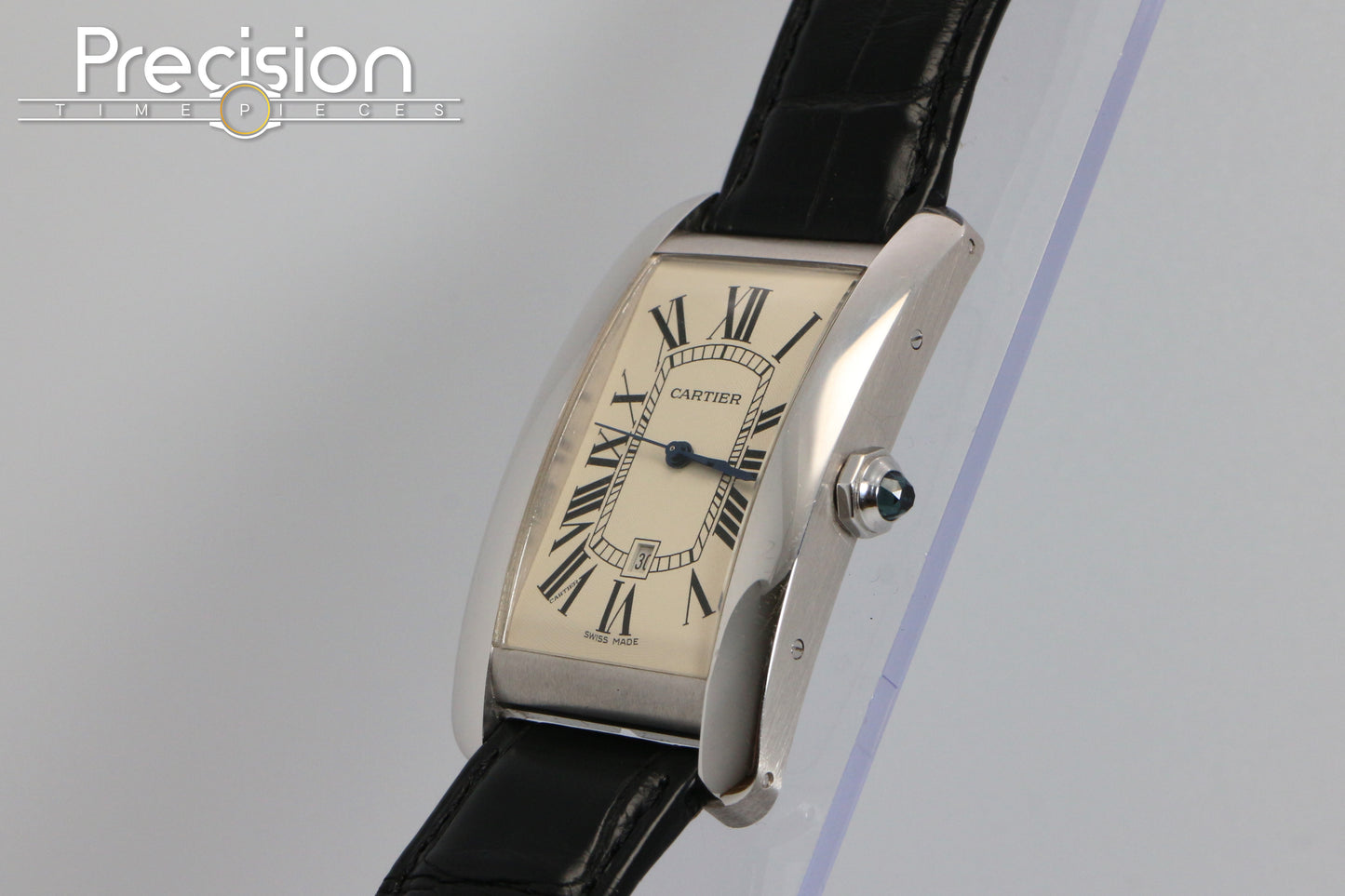 Cartier Tank Americaine Ref: 1741 26mm Automatic White gold