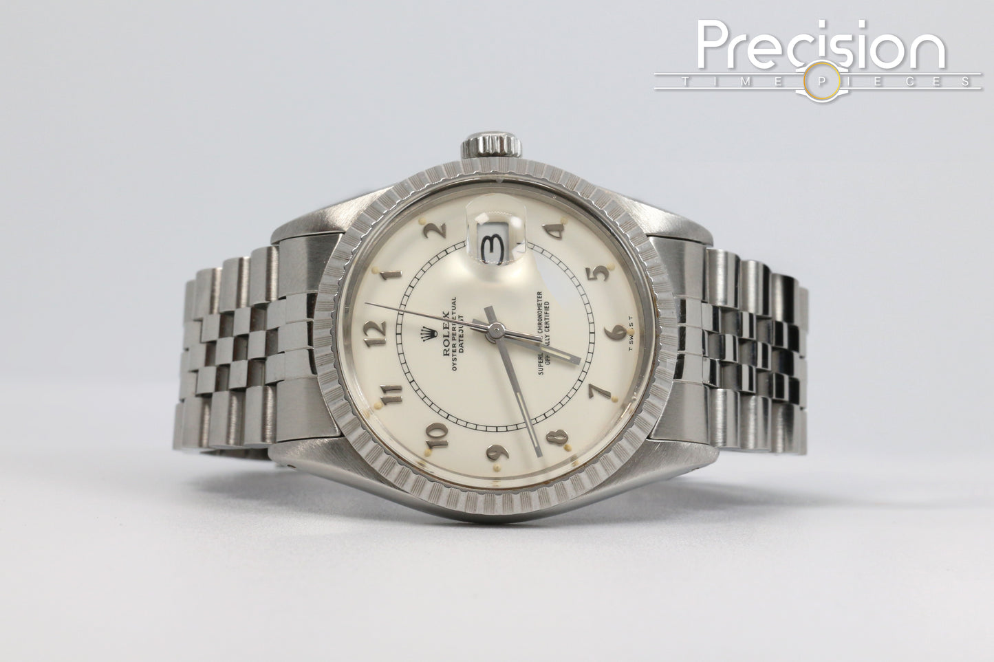 Rolex DateJust 36 Ref: 16030 🔥RARE Cream “Boiler Gauge” Dial🔥Full Set Great Condition