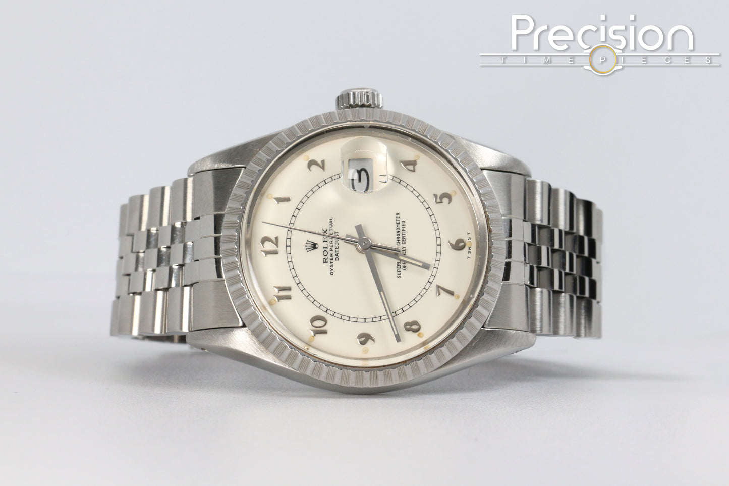 Rolex DateJust 36 Ref: 16030 🔥RARE Cream “Boiler Gauge” Dial🔥Full Set Great Condition
