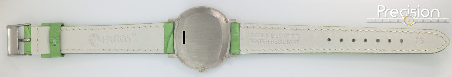 Audemars Piguet Jade-Green Dial Manual Wind 32mm 18K White Gold