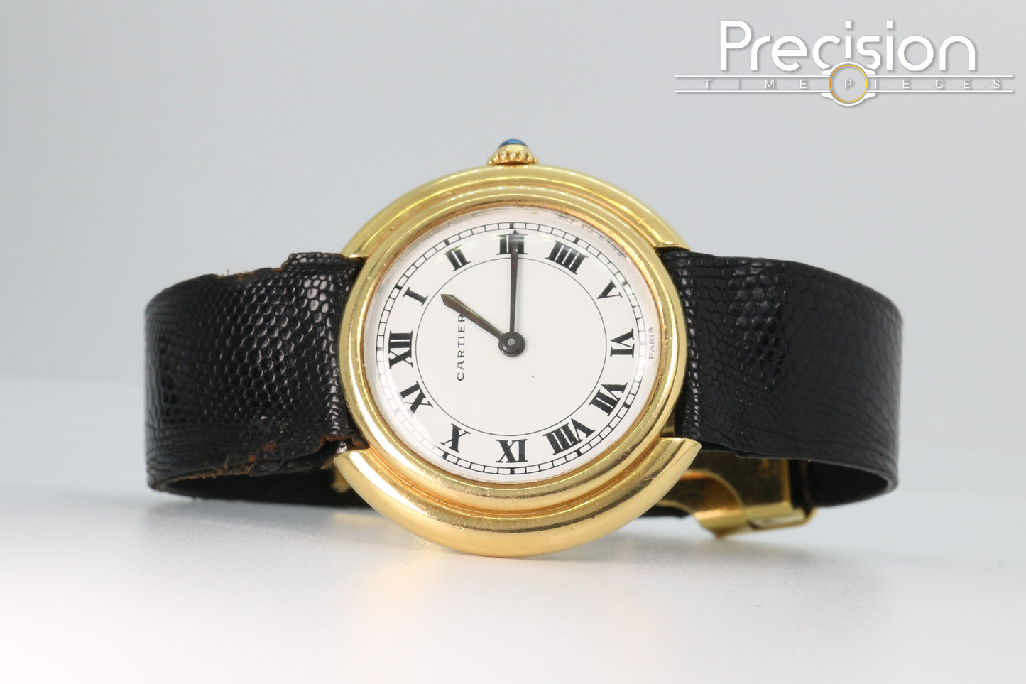 Cartier Vendome Paris-Dial Ref: 78090 Mark 1 Yellow Gold 33mm