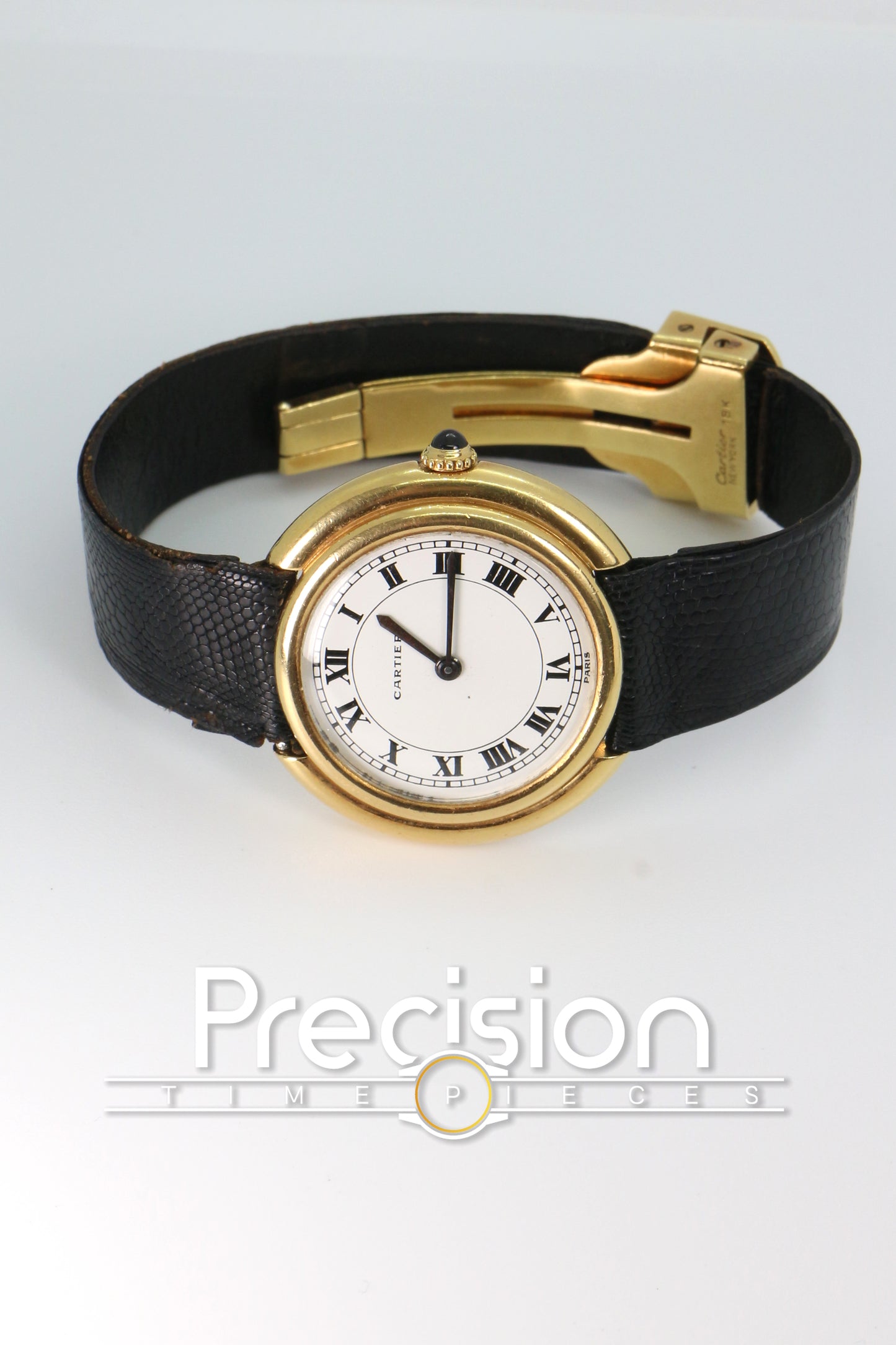 Cartier Vendome Paris-Dial Ref: 78090 Mark 1 Yellow Gold 33mm