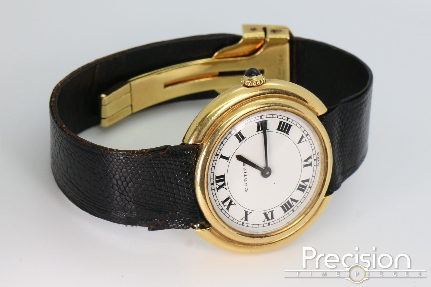 Cartier Vendome Paris-Dial Ref: 78090 Mark 1 Yellow Gold 33mm